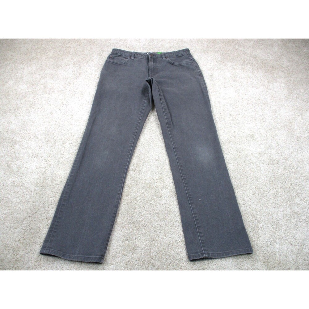 Best Made Co Jeans Mens 31 Gray Straight Denim Cotton Stretch Mid Rise 31x31